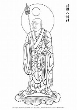 画像1: 2021-36-僧形八幡神(立像)-1500