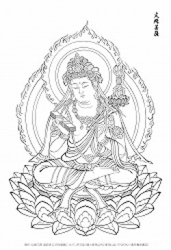 画像1: 2025-0010-文殊菩薩-2000