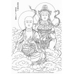 画像: 2020-29-来迎の地蔵菩薩と華篭を持つ菩薩-1600