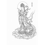 画像: 019-文殊菩薩(三・七日)   A3-1500