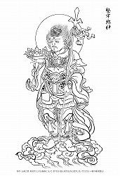 2021-31-堅牢地神-1200 - 仏画工房 楽詩舎 ネットShop 白描画の倉庫 2021-31-堅牢地神-1200 - 仏画工房 楽詩舎 ネットShop 白描画の倉庫